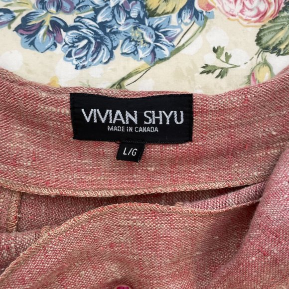 Vintage Pink tweed midi skirt - Picture 2 of 3